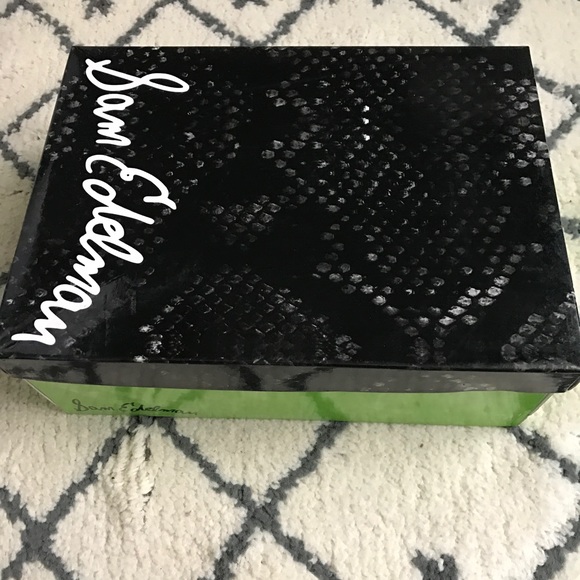 Sam Edelman | Aly Black Suede Sandal Heels 10 BNIB - Picture 6 of 8